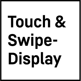 Touch & Swipe-Display